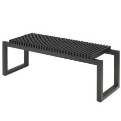 Clearance Fritz Hansen Cutter bench 121 cm, lacquered oak Black