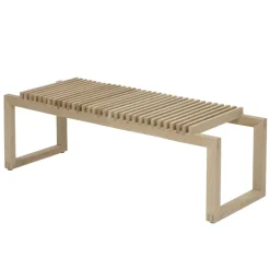 Clearance Fritz Hansen Cutter bench 121 cm, Oak Beige