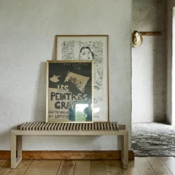 Clearance Fritz Hansen Cutter bench 121 cm, Oak Beige