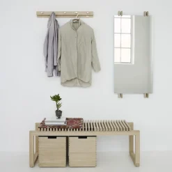 Clearance Fritz Hansen Cutter bench 121 cm, Oak Beige