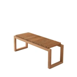 Clearance Fritz Hansen Cutter bench, Teak Brown