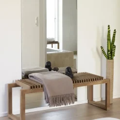 Clearance Fritz Hansen Cutter bench, Teak Brown