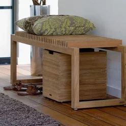 Clearance Fritz Hansen Cutter bench, Teak Brown