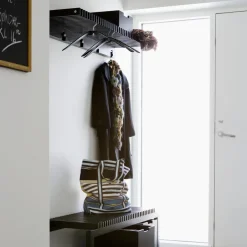 Fritz Hansen Cutter hat rack, lacquered oak Black