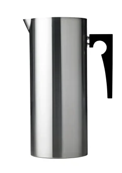 New Stelton Cylinda Line jug with icelip, steel Silver-coloured