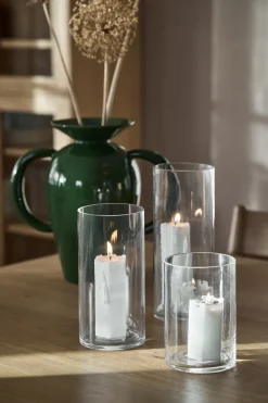 Vases^Scandi Living Cylinder vase Ø10x15 cm, Clear Transparent