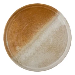 Serving Platters & Dishes^Bloomingville Dahlia serving plate Ø32.5 cm, Brown BrownBeige