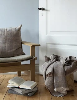 Elvang Denmark Dahlia throw 130x180 cm, Brown BrownGrey
