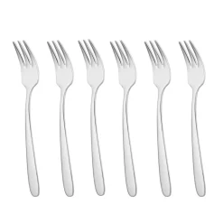 Dessert Cutlery^Villeroy & Boch Daily Line dessert fork, 6-pack Silver-coloured
