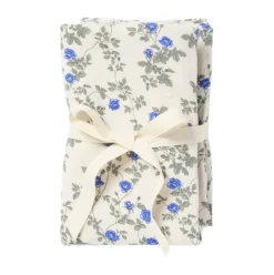 Online Garbo&Friends Dainty Muslin blanket small 2 pieces, 60x60 cm Blue