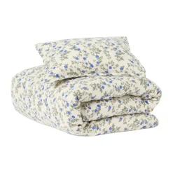 Clearance Garbo&Friends Dainty Muslin junior bedding set, 100x130/35x55 cm Blue