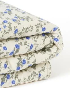 Online Garbo&Friends Dainty Muslin padded blanket, 100x140 cm Blue