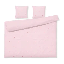 Bed Sets^Juna Daisy bed set 220x220 cm, -red Pink