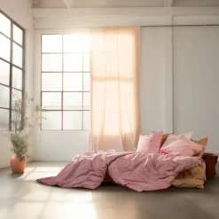 Bed Sets^Juna Daisy bed set 220x220 cm, -red Pink