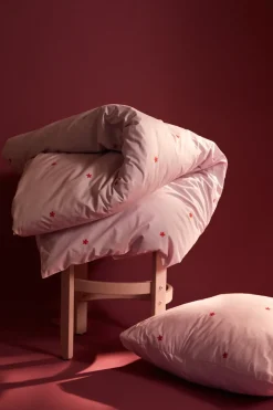 Bed Sets^Juna Daisy bed set 220x220 cm, -red Pink
