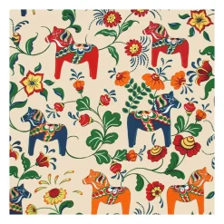 Online Arvidssons Textil Dala horse oilcloth, Multi