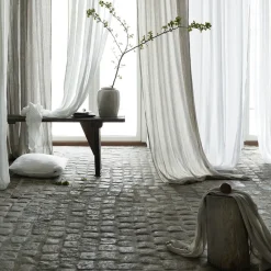 Discount Himla Dalsland curtain, Mother of pearl, pleat band and channel Beige