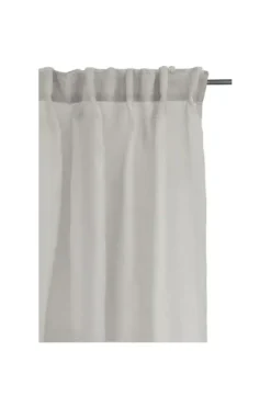 Curtains^Himla Dalsland curtain with pleat tape 145x250 cm, Pearl Grey