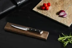 Hâws Damascus By universal knife 23.6 cm, Black-stainless steel BlackSilver-coloured