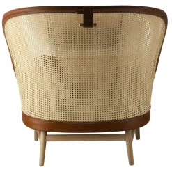 Armchairs & Footstools^Gärsnäs Dandy armchair, Oak-natural-Tärnsjö leather cognac Brown