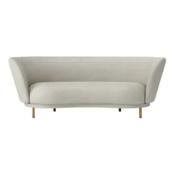 Sofas^Massproductions Dandy 2-seater sofa, Oak-Sacho sapphire 007 Grey