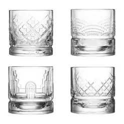 Whiskey & Cognac Glasses^La Rochère Dandy whiskey glass 4 pieces, Clear Transparent