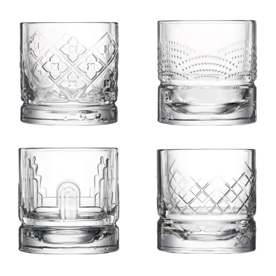 Whiskey & Cognac Glasses^La Rochère Dandy whiskey glass 4 pieces, Clear Transparent
