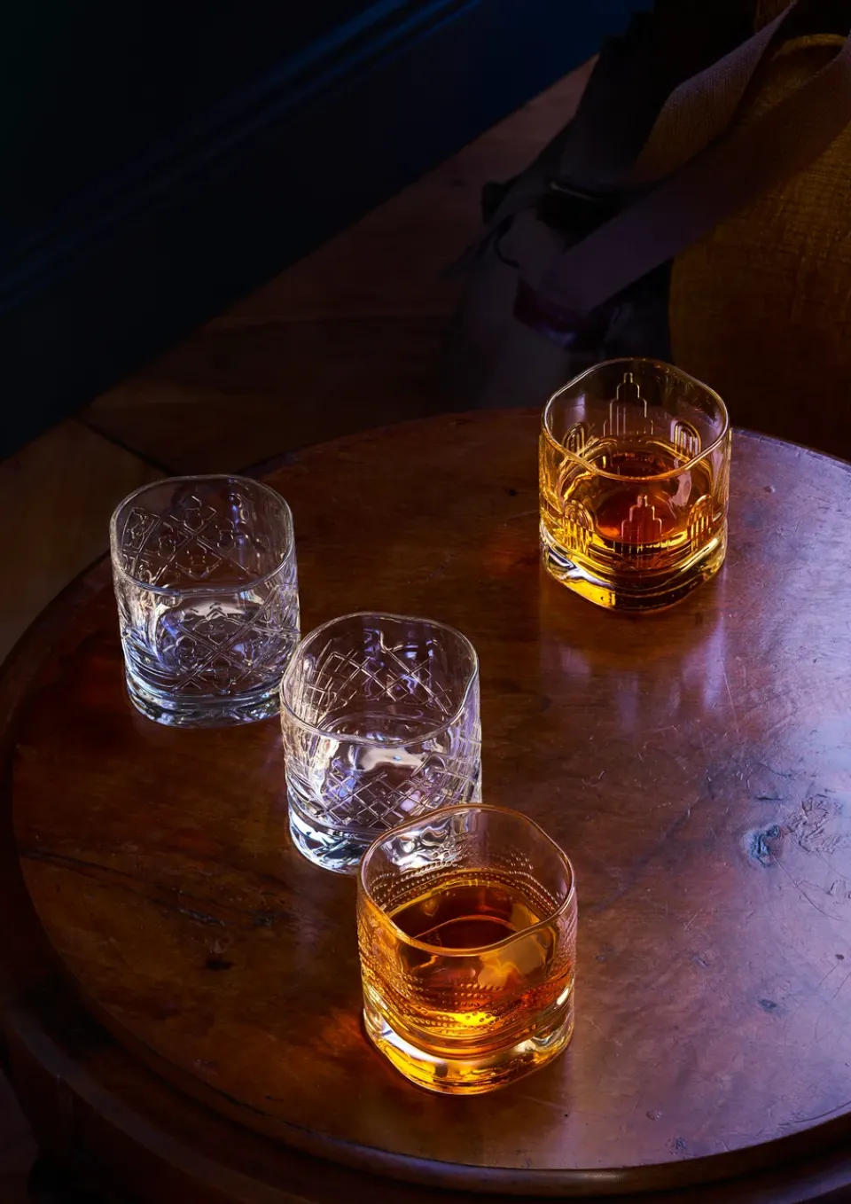 Whiskey & Cognac Glasses^La Rochère Dandy whiskey glass 4 pieces, Clear Transparent