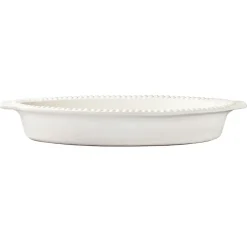 Oven Dishes^PotteryJo Daria oven form 35 cm, cotton White