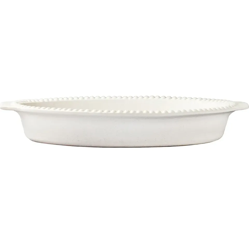 Oven Dishes^PotteryJo Daria oven form 35 cm, cotton White