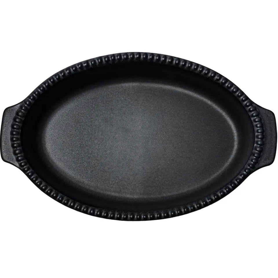 PotteryJo Daria oven form 35 cm, ink Black