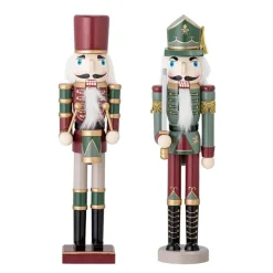 New Bloomingville Darren nut cracker decoration 38 cm 2 pieces, Green Multi