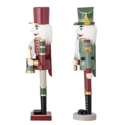 New Bloomingville Darren nut cracker decoration 38 cm 2 pieces, Green Multi