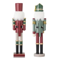 New Bloomingville Darren nut cracker decoration 38 cm 2 pieces, Green Multi