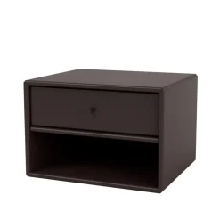 New Montana Dash bedside table, Balsamic 160, incl. suspension cm Brown