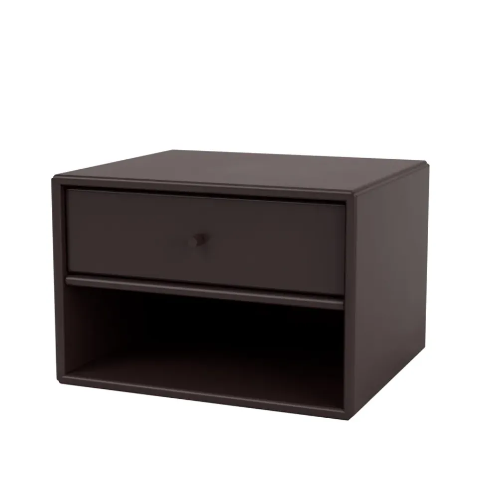 New Montana Dash bedside table, Balsamic 160, incl. suspension cm Brown