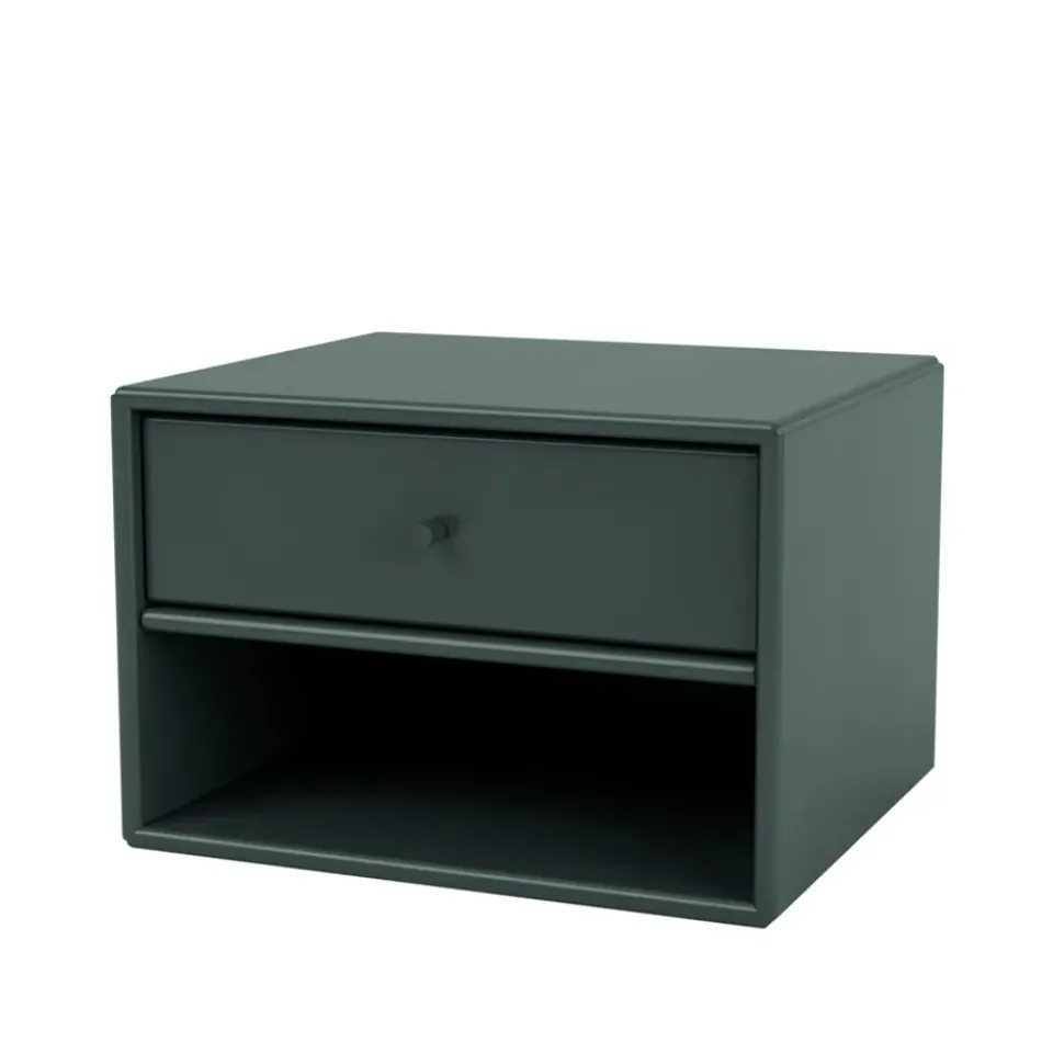 Online Montana Dash bedside table, Black jade 163, incl. suspension cm Green