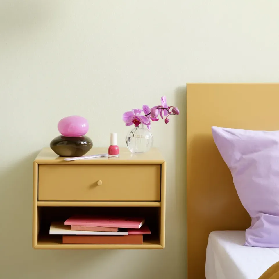Bedside Tables^Montana Dash bedside table, Camomile 159, incl. suspension cm Yellow