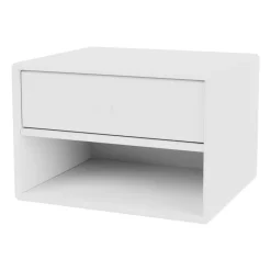 Outlet Montana Dash bedside table, New , incl. suspension White