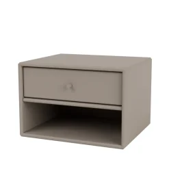 Montana Dash bedside table, Truffle 141, incl. suspension cm Beige