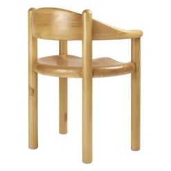 Chairs^GUBI Daumiller chair with arms, Golden pine Brown