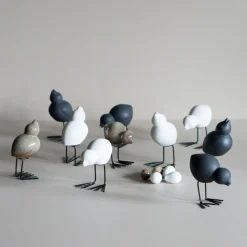Easter Decorations^DBKD Swedish Birds Easter decoration 2-pack, White