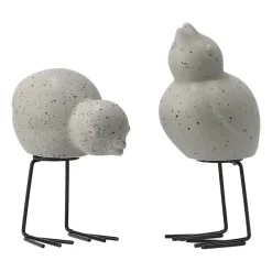 Hot DBKD Swedish Birds Easter decoration 2-pack, mole dot Grey