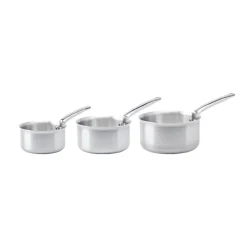 Saucepan Sets^De Buyer Alchimy cookware set 3 pieces, Stainless steel Silver-coloured