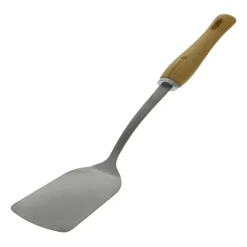 Fish Slices & Spatulas^De Buyer B Bois spatula with wooden handle, Stainless steel GreyBeige