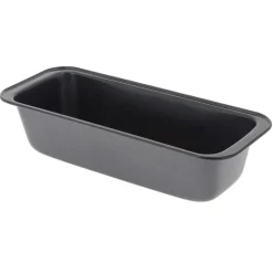 Sale De Buyer baking tray with rounded corner, 10x26 cm Black