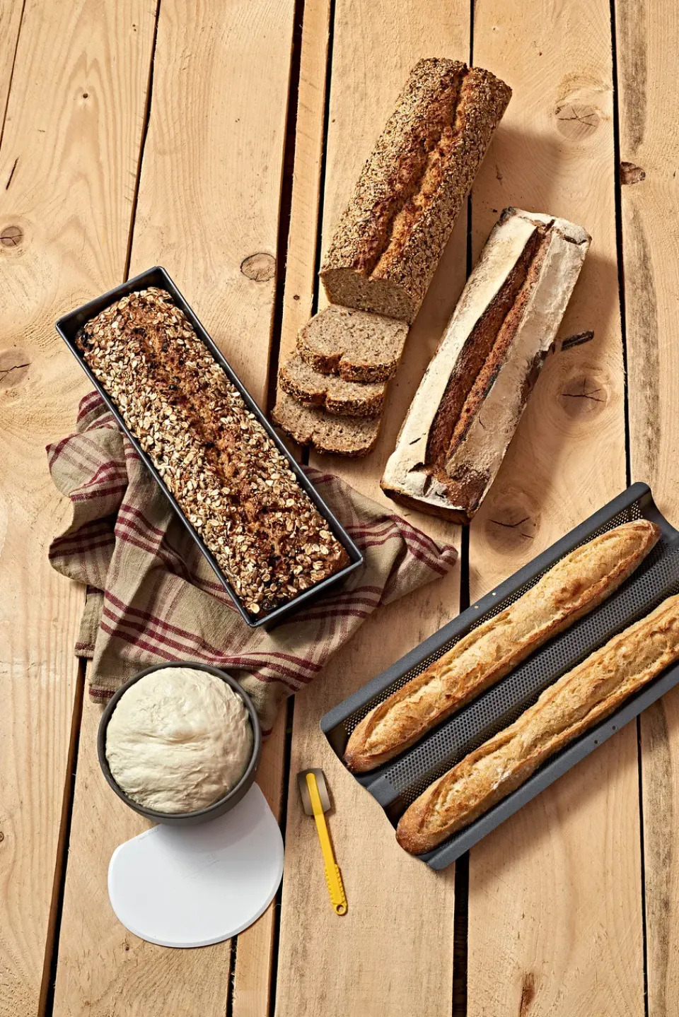 Clearance De Buyer bread- and baking tray, 30 cm Black