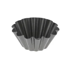 Cookie/Biscuit Cutters & Cake Tins^De Buyer brioche-form mini, Ø10 cm Black