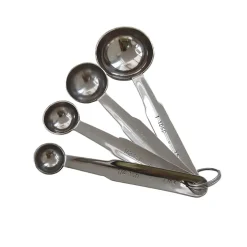Measuring Spoons, Cups & Jugs^De Buyer measuring cups 1-15 ml 4 pieces, stainless steel Silver-coloured