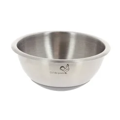 Best De Buyer mixing bowl with silicone base, 2.1 l Silver-coloured